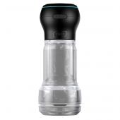 Набор PowerBlow   Feel Pocket Stroker Crystal: мастурбатор и интерактивная насадка - Kiiroo - в Шахтах купить с доставкой