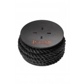 Черная веревка для шибари на катушке - 5 м. - Pecado - купить с доставкой в Шахтах