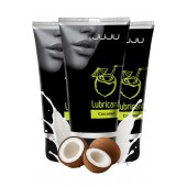 Набор из 3 съедобных лубрикантов JUJU со вкусом кокоса - JuJu - купить с доставкой в Шахтах