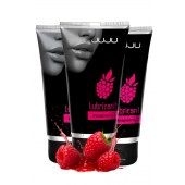 Набор из 3 съедобных лубрикантов JUJU со вкусом малины - JuJu - купить с доставкой в Шахтах