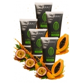 Набор из 5 съедобных лубрикантов JUJU со вкусом тропических фруктов - JuJu - купить с доставкой в Шахтах