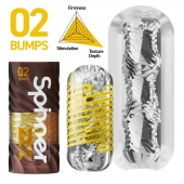 Мастурбатор Tenga Spinner DX 02 Bumps - Tenga - в Шахтах купить с доставкой