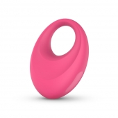 Розовое интерактивное эрекционное виброкольцо Leo - Easy toys - в Шахтах купить с доставкой
