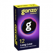 Презервативы с анестетиком для продления удовольствия Ganzo Long Love - 12 шт. - Ganzo - купить с доставкой в Шахтах