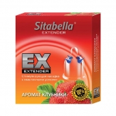 Стимулирующая насадка Sitabella Extender  Клубника - Sitabella - купить с доставкой в Шахтах