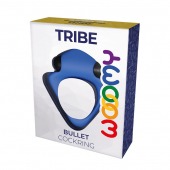 Синее эрекционное кольцо Wooomy Tribeс с вибрацией - Adrien Lastic - в Шахтах купить с доставкой