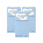 Набор из 3 упаковок ультратонких презервативов Pleasure Lab (по 12 шт.) - Pleasure Lab - купить с доставкой в Шахтах