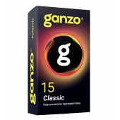 Классические презервативы с обильной смазкой Ganzo Classic - 15 шт. - Ganzo - купить с доставкой в Шахтах