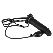 Полый страпон с эффектом увеличения Inflatable Strap-On - 18,5 см. - Orion - купить с доставкой в Шахтах