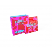 Презервативы с разогревающим эффектом Expert Hot Love - 3 шт. - Expert - купить с доставкой в Шахтах