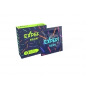 Светящиеся в темноте презервативы Expert Neon - 3 шт. - Expert - купить с доставкой в Шахтах