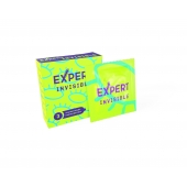 Ультратонкие презервативы Expert Invisible - 3 шт. - Expert - купить с доставкой в Шахтах