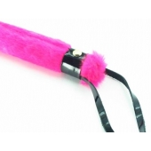 Нежная плеть с розовым мехом BDSM Light - 43 см. - БДСМ Арсенал - купить с доставкой в Шахтах