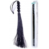 Черная силиконовая плеть - 37 см. - Boys of Toys - купить с доставкой в Шахтах