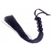 Черная силиконовая плеть - 37 см. - Boys of Toys - купить с доставкой в Шахтах