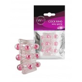 Прозрачная сквозная насадка на пенис с цветными шариками - Erowoman-Eroman - в Шахтах купить с доставкой