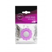 Лиловое эрекционное кольцо с 2 рядами стимулирующих шариков - Erowoman-Eroman - в Шахтах купить с доставкой