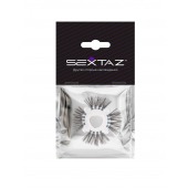 Эластичное эрекционное кольцо с черными «ресничками» - Sextaz - в Шахтах купить с доставкой