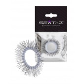 Круглое эрекционное кольцо с «ресничками» - Sextaz - в Шахтах купить с доставкой