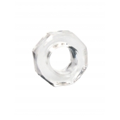 Прозрачное эрекционное кольцо в форме гайки - Sex Expert - в Шахтах купить с доставкой