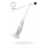 Белая кожаная плеть - 50 см. - Pecado - купить с доставкой в Шахтах