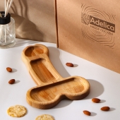 Деревянное блюдо для подачи в форме члена (25 х 16,5 х 1,7 см) - Сима-Ленд - купить с доставкой в Шахтах