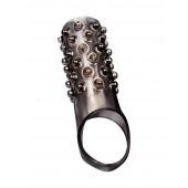 Дымчатая насадка на пенис с выпуклостями - 12 см. - Sex Expert - в Шахтах купить с доставкой