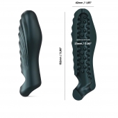 Серая силиконовая насадка на пенис с подхватом Manwan Ryzer - Manwan - в Шахтах купить с доставкой