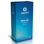 Презервативы OKOTO Mega Mix - 18 шт. - Sitabella - купить с доставкой в Шахтах