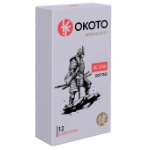 Точечные презервативы OKOTO Dotted - 12 шт. - Sitabella - купить с доставкой в Шахтах