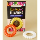 Цветное рельефное эрекционное кольцо Ellasring - Sitabella - в Шахтах купить с доставкой