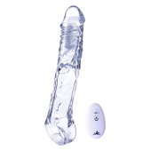 Прозрачная насадка-удлинитель Length Enhancer With Bullet с подхватом - 22,3 см. - NMC - в Шахтах купить с доставкой