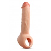 Телесная насадка-удлинитель Thrive 8.75 Inch Realistic Penis Extender Sleeve - 22,2 см. - Blush Novelties - в Шахтах купить с доставкой
