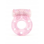 Розовое эрекционное виброкольцо с бабочкой - 1137 - в Шахтах купить с доставкой