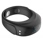 Черное эрекционное виброкольцо на ремешках - Boys of Toys - в Шахтах купить с доставкой