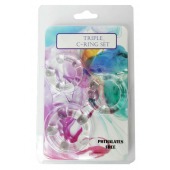 Набор из 3 эрекционных прозрачных колец - Boys of Toys - в Шахтах купить с доставкой