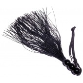 Черная силиконовая плетка - 25,4 см. - Boys of Toys - купить с доставкой в Шахтах