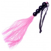 Розовая силиконовая плеть - 35,5 см. - Boys of Toys - купить с доставкой в Шахтах