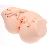 Телесный мастурбатор-полуторс Barbie - Naked Factory - в Шахтах купить с доставкой