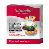 Стимулирующая насадка Sitabella Extender  Красный молодец - Sitabella - купить с доставкой в Шахтах