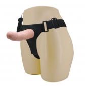 Реалистичный страпон-фаллоимитатор на трусиках Ultra Passionate Harness - 15 см. - Baile - купить с доставкой в Шахтах