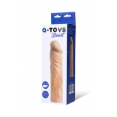 Насадка с ярко выраженной головкой и рельефным стволом - 19 см. - A-toys - в Шахтах купить с доставкой