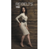 Пояс с клёпками Yona Black - Rebelts - купить с доставкой в Шахтах