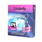 Стимулирующая насадка со спиралью из усиков Platino  Шторм - Sitabella - купить с доставкой в Шахтах