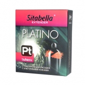 Стимулирующая насадка с шипиками по бокам Platino  Тайфун - Sitabella - купить с доставкой в Шахтах