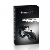 Пояс верности с электростимуляцией Mystim Pubic Enemy No1 Black Edition - MyStim - купить с доставкой в Шахтах