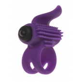 Эрекционное кольцо с подхватом мошонки и стимуляцией клитора Bullet Lastic Ring - Adrien Lastic - в Шахтах купить с доставкой