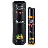 Массажное масло с ароматом экзотических фруктов Huile de Massage Gourmande Fruits Exotiques - 59 мл. - Plaisir Secret - купить с доставкой в Шахтах