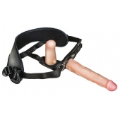 Женский страпон с вагинальной пробкой Woman Strap - 18 см. - LOVETOY (А-Полимер) - купить с доставкой в Шахтах