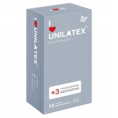 Презервативы с точками Unilatex Dotted - 12 шт. + 3 шт. в подарок - Unilatex - купить с доставкой в Шахтах